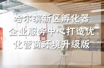 哈爾濱新區(qū)孵化器企業(yè)服務(wù)中心打造優(yōu)化營商環(huán)境升級(jí)版